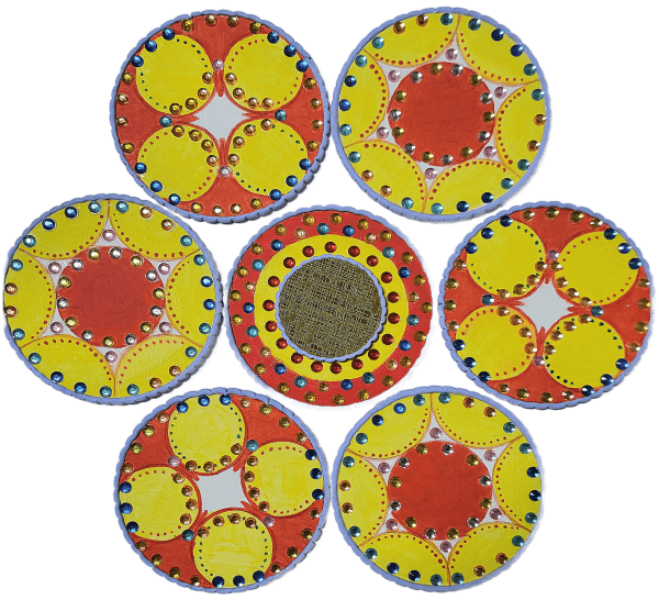 Tea Light Holder - Set of 7